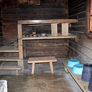 (FOTO: Finntastic) Im Inneren der Sauna von Jean und Aino Sibelius