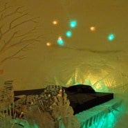 (FOTO: Anja Degiampietro) Im Snow Village in Lainio in der Gemeinde Kittilä kann man in Eis und Schnee übernachten.