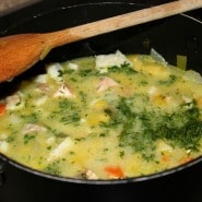 (FOTO: Finntastic) Lohikeitto on valmis! Lecker, die Lachssuppe ist fertig!