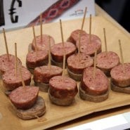 (FOTO: Finntastic) Die aus Lappland stammende, würzige Rentierwurst schmeckte vorzüglich.
