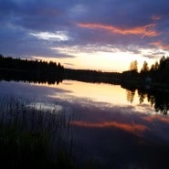(FOTO: Elli Jobbágy) Mökkiurlaub am See, da darf die Sauna nicht fehlen.