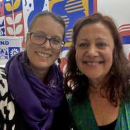 (FOTO: Inken Paletta, Finntastic) Kiitos auch an Hannele Jyrkkä, die mir am nordischen Gemeinschaftsstand mehr über die Neuerscheinungen aus Finnland erzählt hat. 