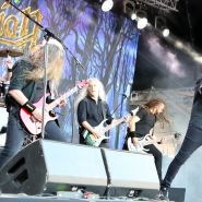 (FOTO: Mighty Images/Sven Wisese) Die deutsche Progressiv- und Heavy-Metal-Band Blind Guardian aus Krefeld sorgte für mega Stimmung.