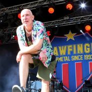 (FOTO: Mighty Images/Sven Wiese) Zak Tell und seine Jungs von Clawfinger sind bekannt für genialen Crossover-Rap-Metal.