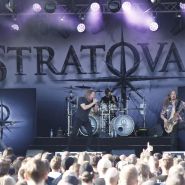 (FOTO: Mighty Images/Sven Wiese) Die finnische Symphonic-Metalband Stratovarius begeisterten das Publikum.