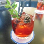 (FOTO: Mikael Diehl) Die Spezialität des Kultahovi  Hotels in Lappland ist ein besonderer Drink mit Engelwurz und Moltebeere.