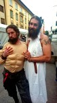 (Bildrechte: Udo Wonz) Weltmeister von 2012, Justin "Nordic Thunder" Howard (rechts), heimlicher Bruder von Udo Wonz (links).