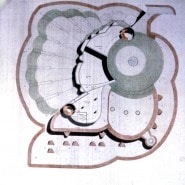 (FOTO: Illustration aus Kaisa Broner-Bauers Buch "Visions of architecture", Oku Publishing)  Der Grundriss der Metso-Bibliothek entspricht tatsächlich dem Bild eines Auerhahns.