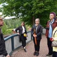(FOTO: Inken Paletta, Finntastic) Bei einer spannenden Führung reisen wir mit Guide Florian in die Vergangenheit, in die Blütezeit der finnischen Papierindustrie. 