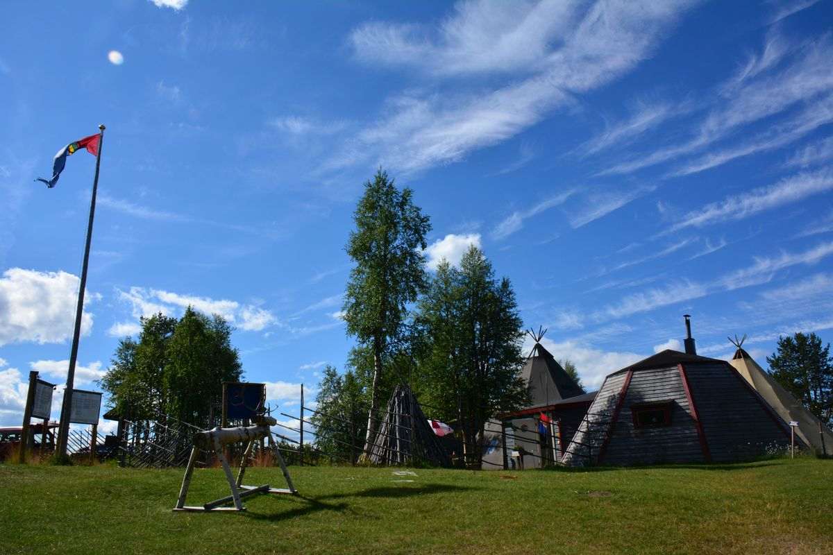 (FOTO: Liane Gruda) Samisches Freilichtmusem auf dem Gelände der Nutti Sámi Siida