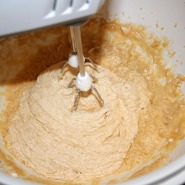 (FOTO: Finntastic): Alles gut durchmischen und wenn der Teig fester wird auf die Knethaken umstellen. 