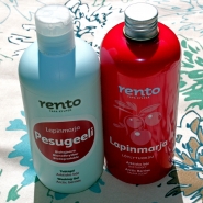 (FOTO: Finntastic) Mit im Sauna-Gewinn-Set enthalten: Saunaaufguss und Duschgel "Arktische Beere" von Rento