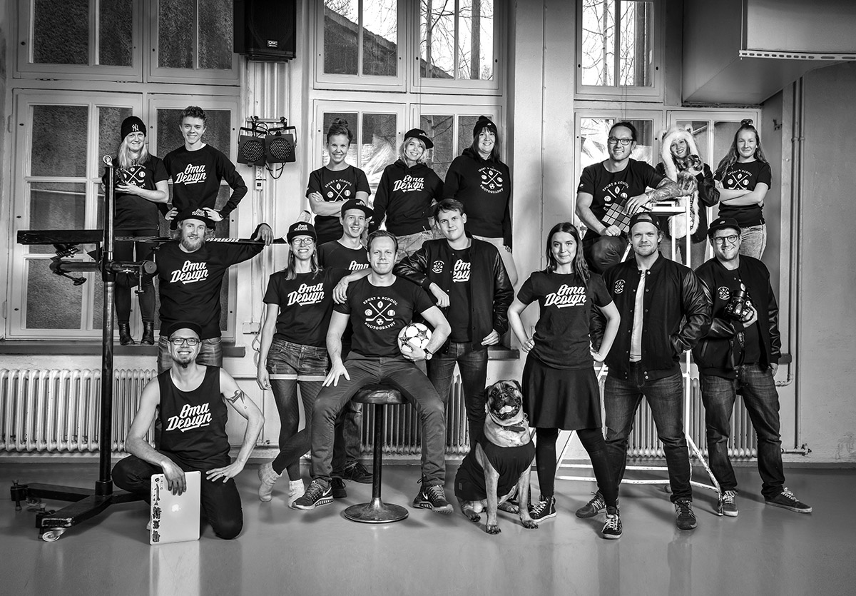 (PHOTO: Retouch Group Oy/UPGRD Photos) The team of Oma Design in Helsinki and UPGRD Photos