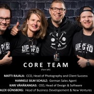 (PHOTO: Retouch Group Oy/UPGRD Photos) The Core Team of UPGRD Photos