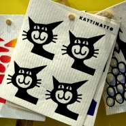 (FOTO: Finntastic) Miau! Das ideale Schwammtuch für Katzenfans!