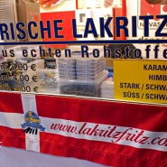 (FOTO: Finntastic) Am Stand von Lakritz Fritz gab es leckere nordische Lakritze in den unterschiedlichsten Geschmacksrichtungen zu kaufen.