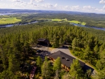 (FOTO: Matti Björninen) Auf einem Hügel des Kruununpuisto befindet sich das Restaurant und Bistro Aavasaksa Paviljonki.