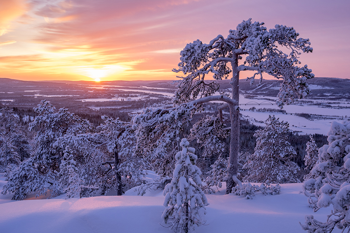 (FOTO: Matti Björninen) In der wunderschönen Winterlandschaft rund um den Aavasakasa gibt es ein vielfältiges Wintersportangebot.