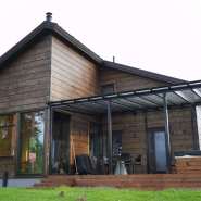 (FOTO: Inken Paletta, Finntastic) Unser gemütliches Mökki mit Blick auf den Käyrälampi-See in Kouvola.