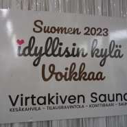 (FOTO: Inken Paletta, Finntastic) Das gemütliche Café Virtakiven Sauna befindet sich im Stadtteil Voikka, der 2023 zum "Idyllischsten Dorf" Finnlands ausgezeichnet wurde.