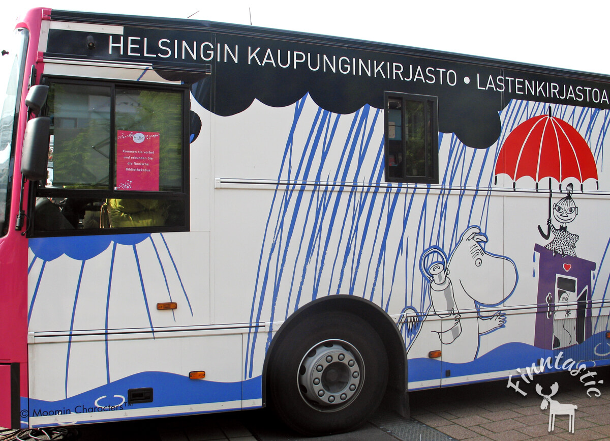 (FOTO: Finntastic) Büchereibusse versorgen auch die im tiefsten Lappland hausenden Finnen mit neuem Lesestoff.