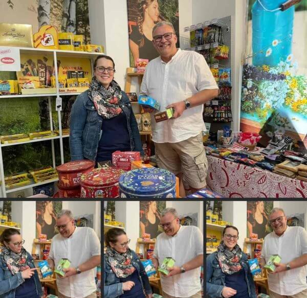 Finntastic zu Besuch im Schweden-Markt Berlin bei Helge Drescher