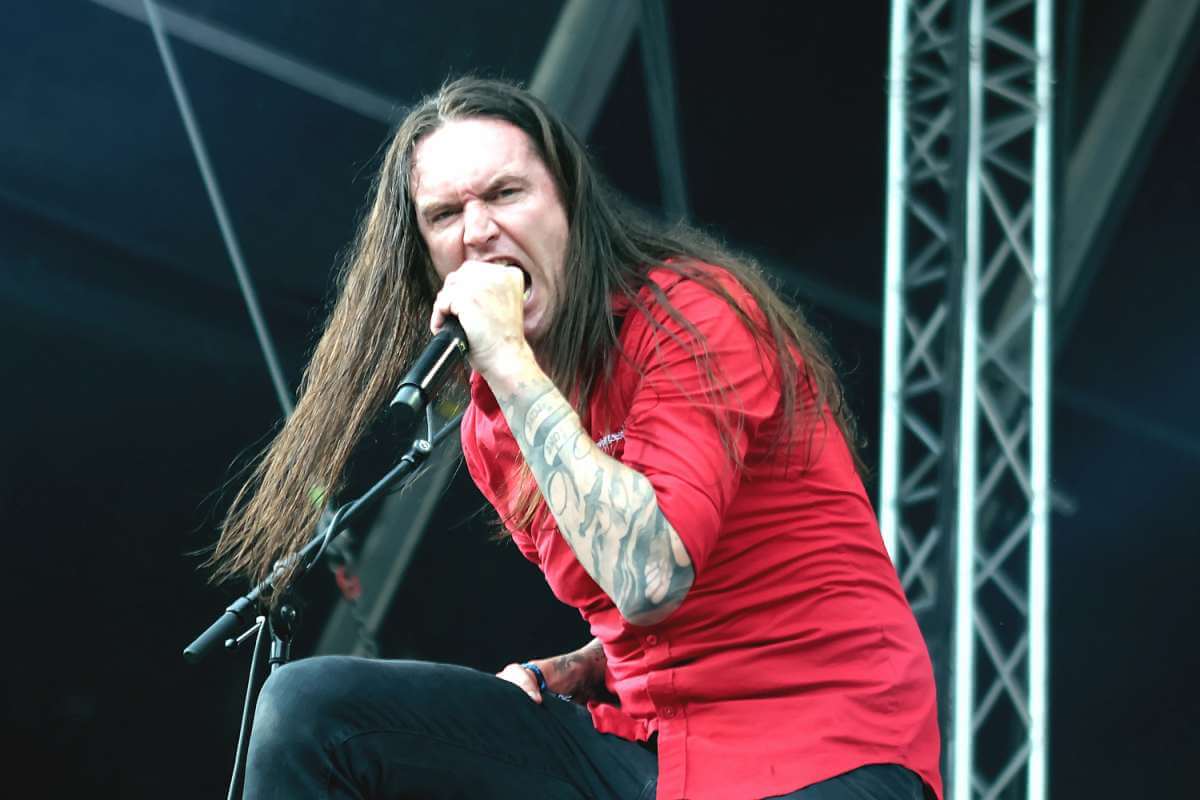 Frontman Marcus Bischoff der Metalcoreband Heaven Shall Burn