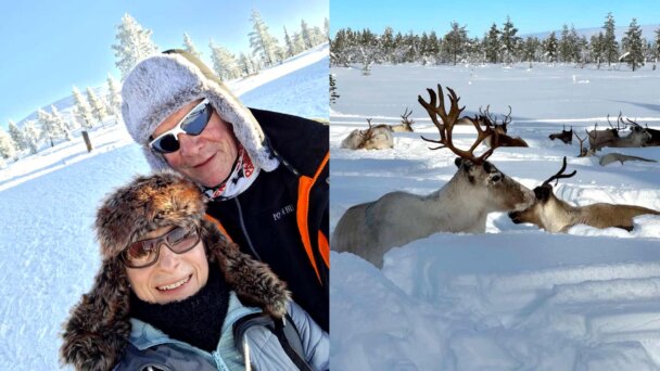 Martina und Norbert - Winterreise nach Finnisch-Lappland