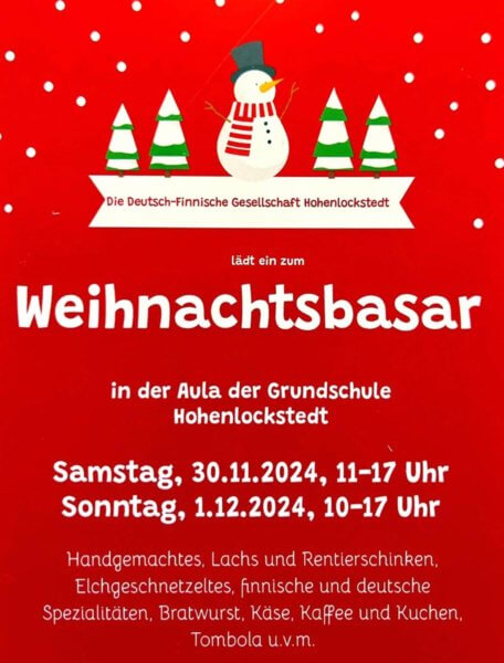 Weihnachtsbasar DFG Hohenlockstedt