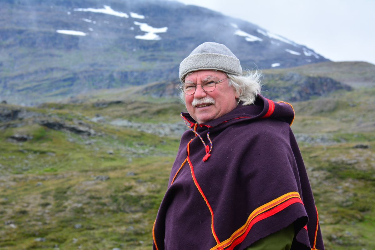 (FOTO: Liane Gruda) Hans-Joachim Gruda vom KULTURHUS BERLIN verbindet sehr viel mit der samischen Kultur.