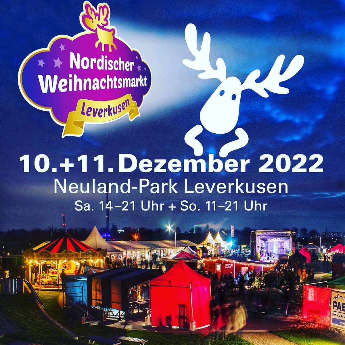 Nordischer Weihnachtsmarkt Leverkusen - Neulandpark