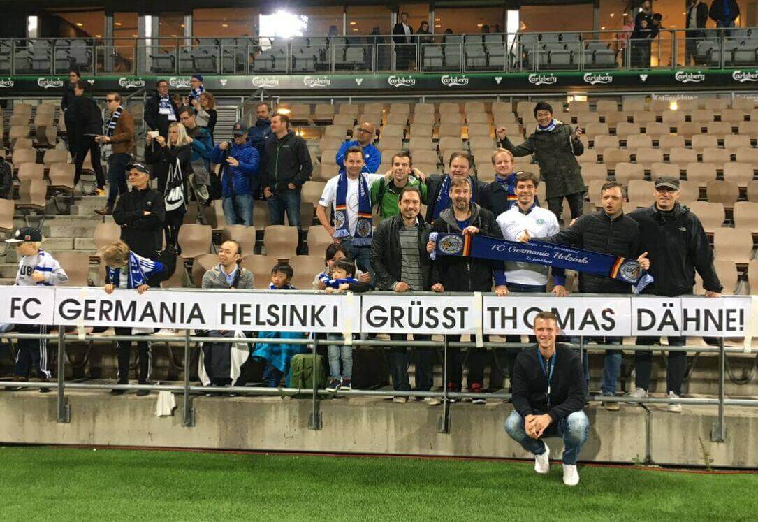 FC Germania Helsinki grüßt Thomas Dähne
